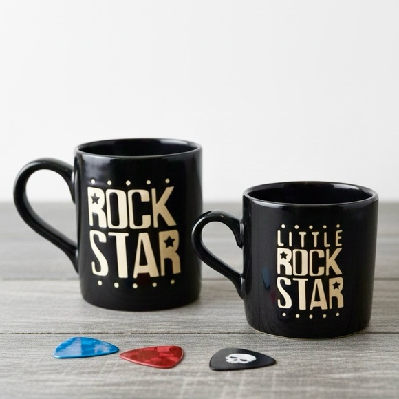 Other - Rockstar Mug set Big Mug Little Mug novelty gift set new Father’s Day birthday